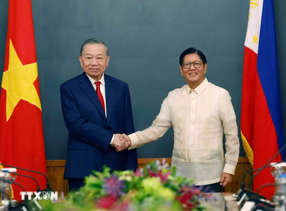 Tổng Bí thư, Chủ tịch nước Tô Lâm hội đàm với Tổng thống Philippines Ferdinand Romualdez Marcos Jr- Ảnh 1. Tổng Bí thư, Chủ tịch nước Tô Lâm hội đàm với Tổng thống Philippines Ferdinand Romualdez Marcos Jr- Ảnh 1.