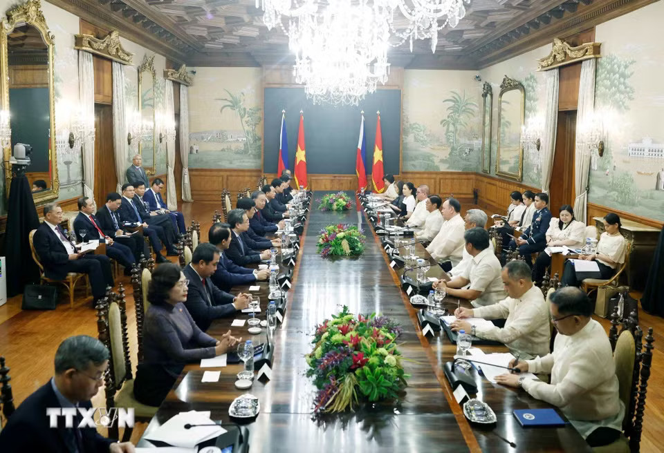 Tổng Bí thư, Chủ tịch nước Tô Lâm hội đàm với Tổng thống Philippines Ferdinand Romualdez Marcos Jr- Ảnh 3. Tổng Bí thư, Chủ tịch nước Tô Lâm hội đàm với Tổng thống Philippines Ferdinand Romualdez Marcos Jr- Ảnh 3.