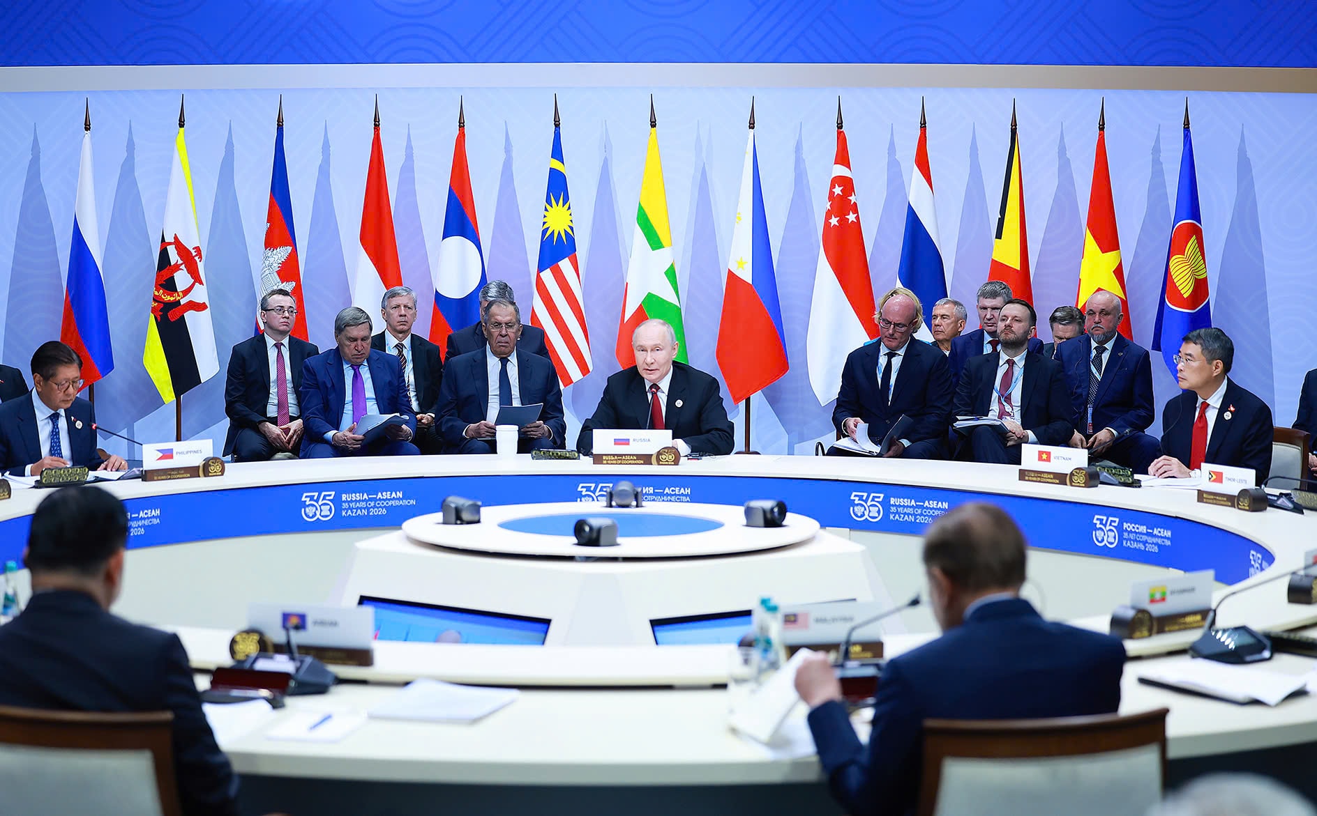 Thủ tướng Lê Minh Hưng dự phiên toàn thể Hội nghị Cấp cao Kỷ niệm 35 năm quan hệ ASEAN - Nga- Ảnh 2.