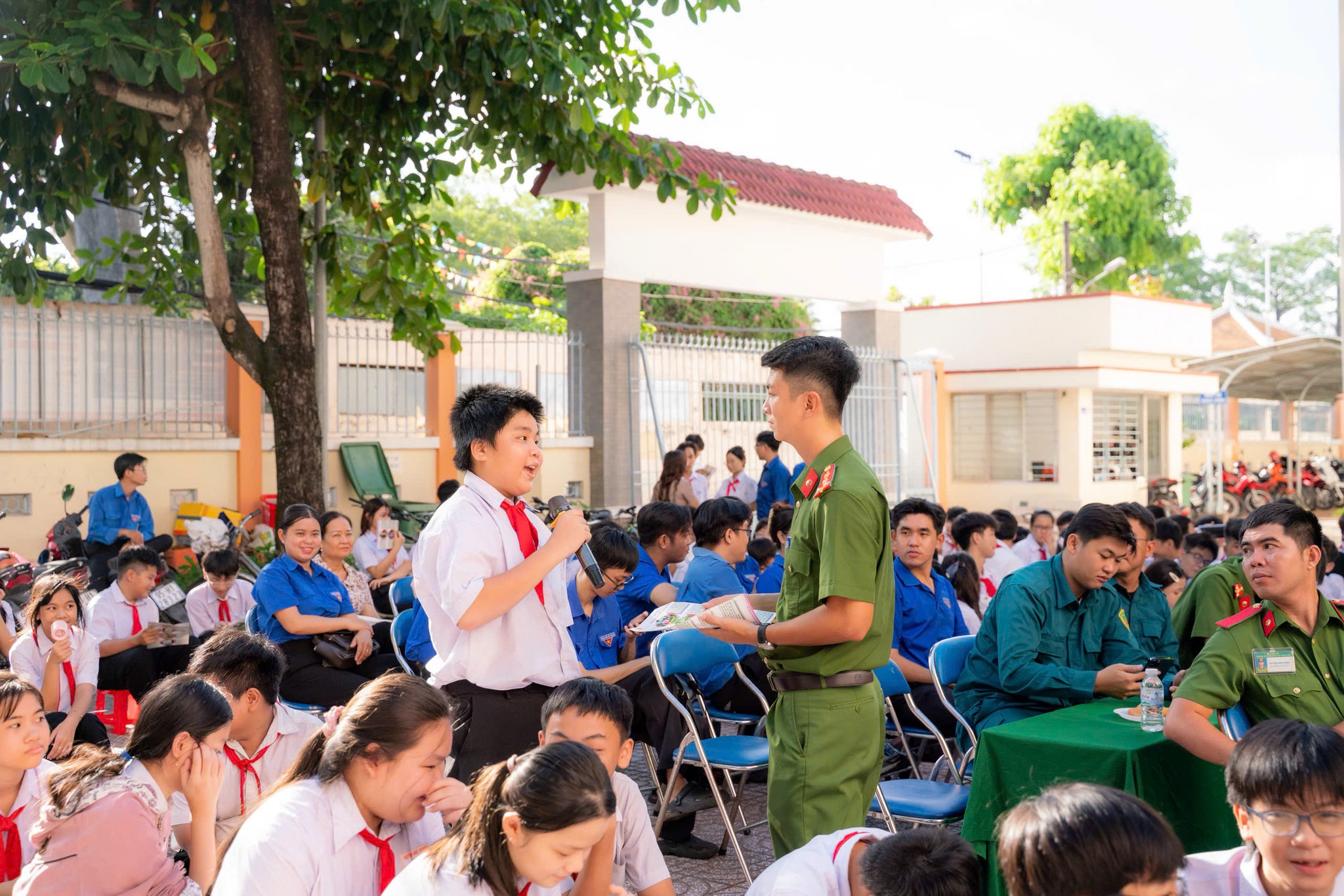 Nội dung tuyên truyền hấp dẫn, thu hút đông đảo học sinh, đoàn viên, thanh niên tham gia.