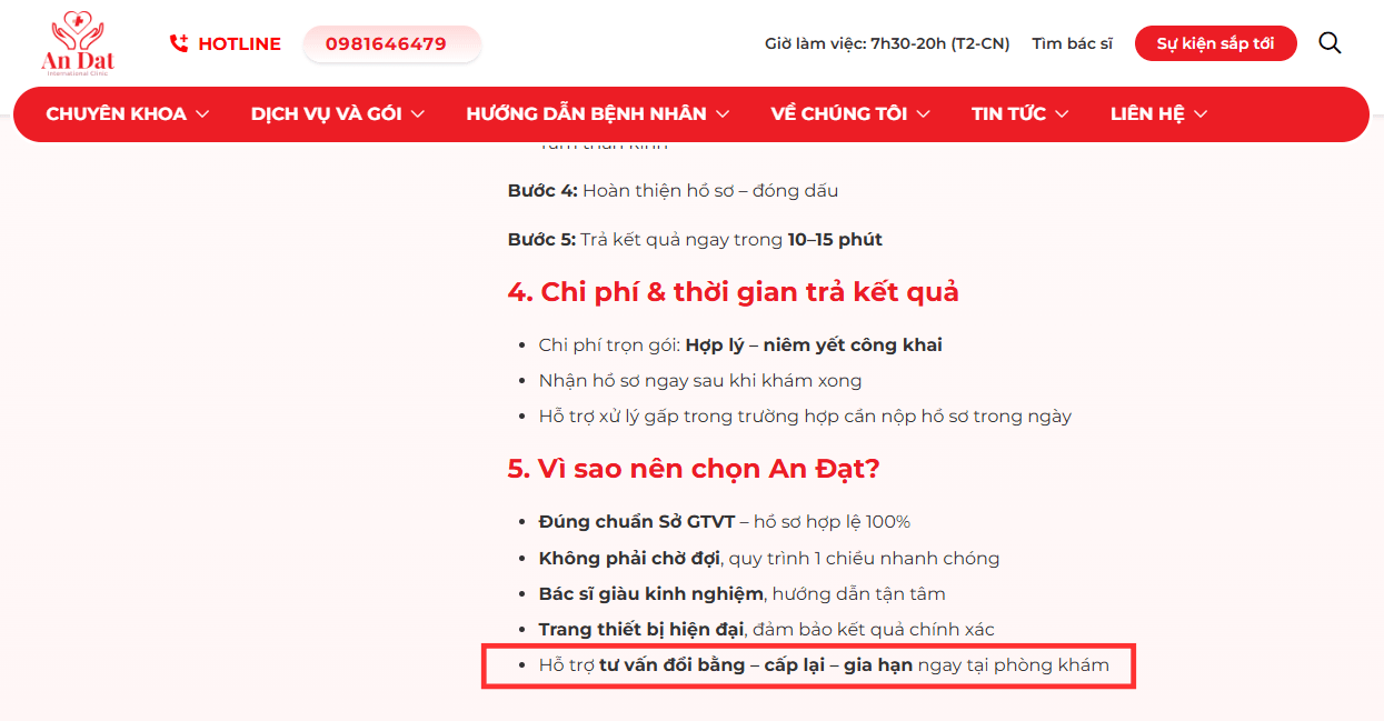 tư vấn đổi bằng