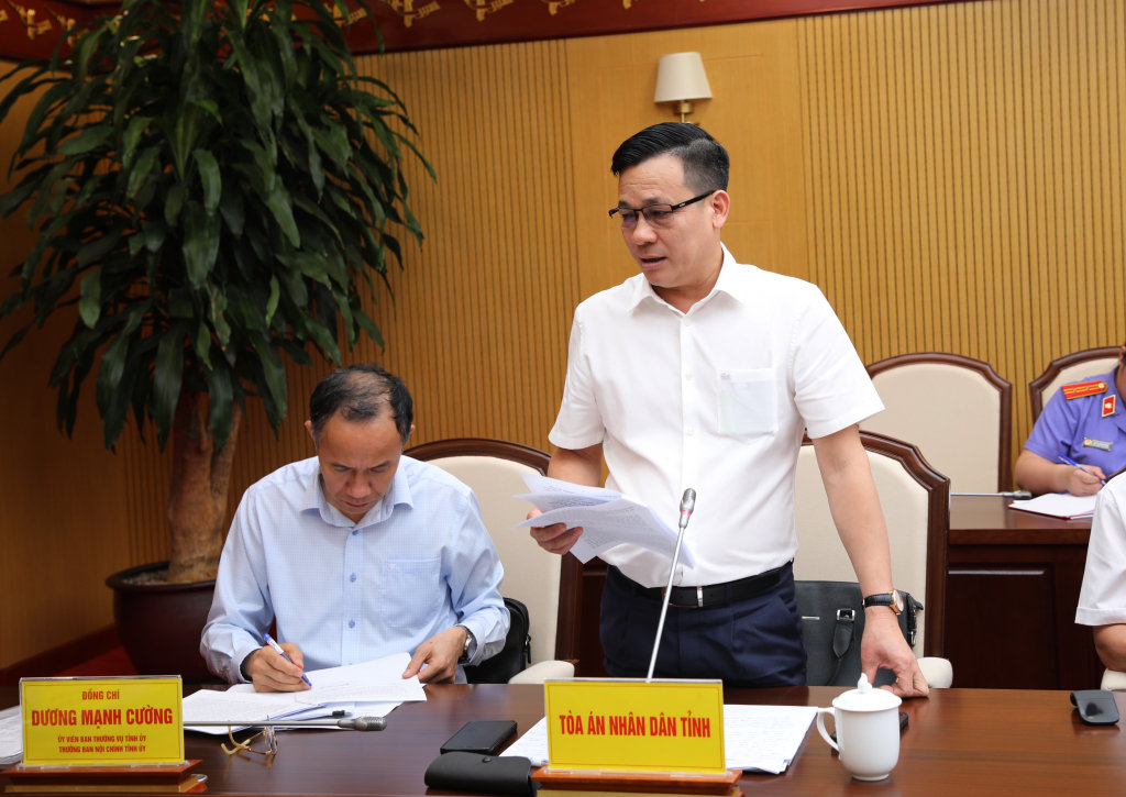 Chánh án Toà án ND tỉnh