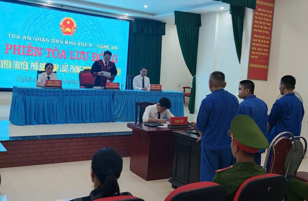 Ma túy, phiên tòa lưu động