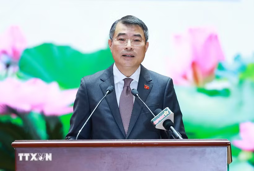 Thủ tướng Lê Minh Hưng phát biểu chỉ đạo tại Hội nghị quân chính toàn quân 6 tháng đầu năm 2026. (Ảnh: Dương Giang/TTXVN)