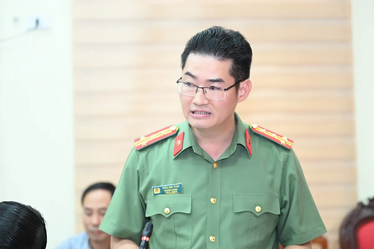 Đại tá Trần Anh Tuấn, Trưởng phòng Tham mưu Công an tỉnh Tuyên Quang.
