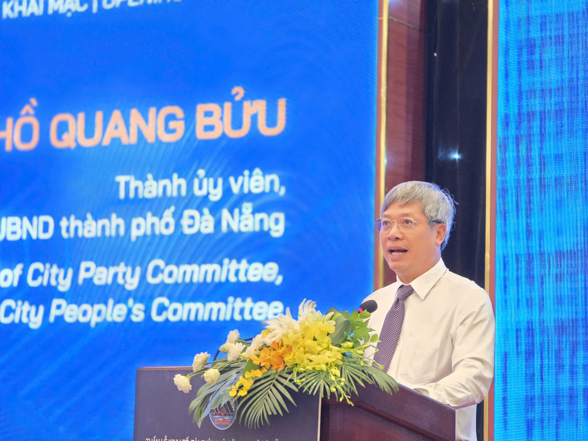 Phó Chủ tịch UBND TP Đà Nẵng Hồ Quang Bửu phát biểu khai mạc Hội thảo 
