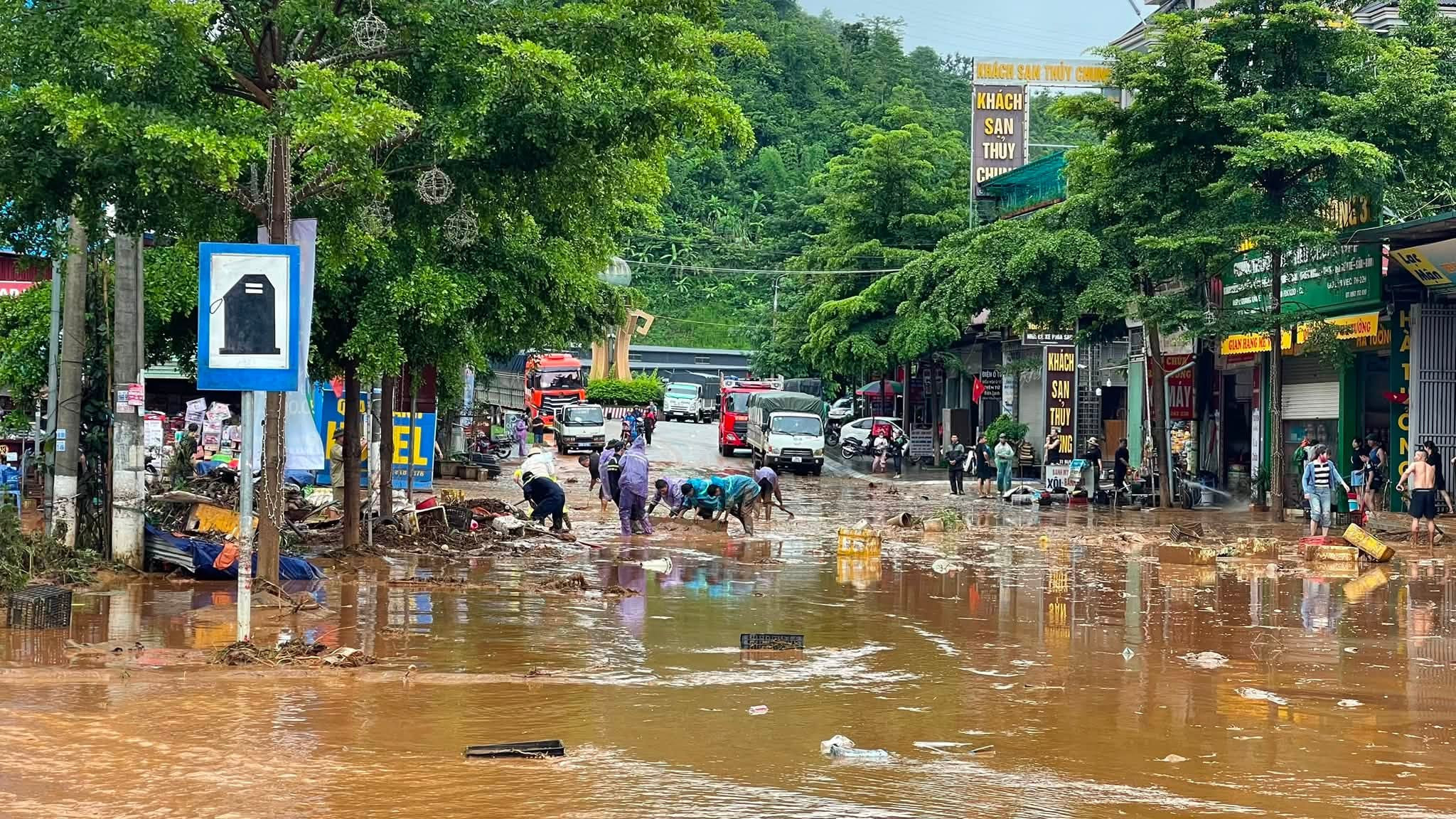 mưa lớn ở Sơn La