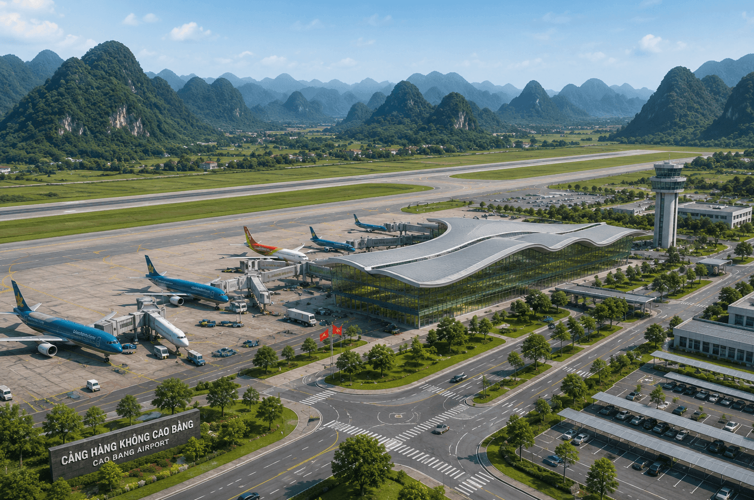 s&acirc;n bay quốc tế cao bằng