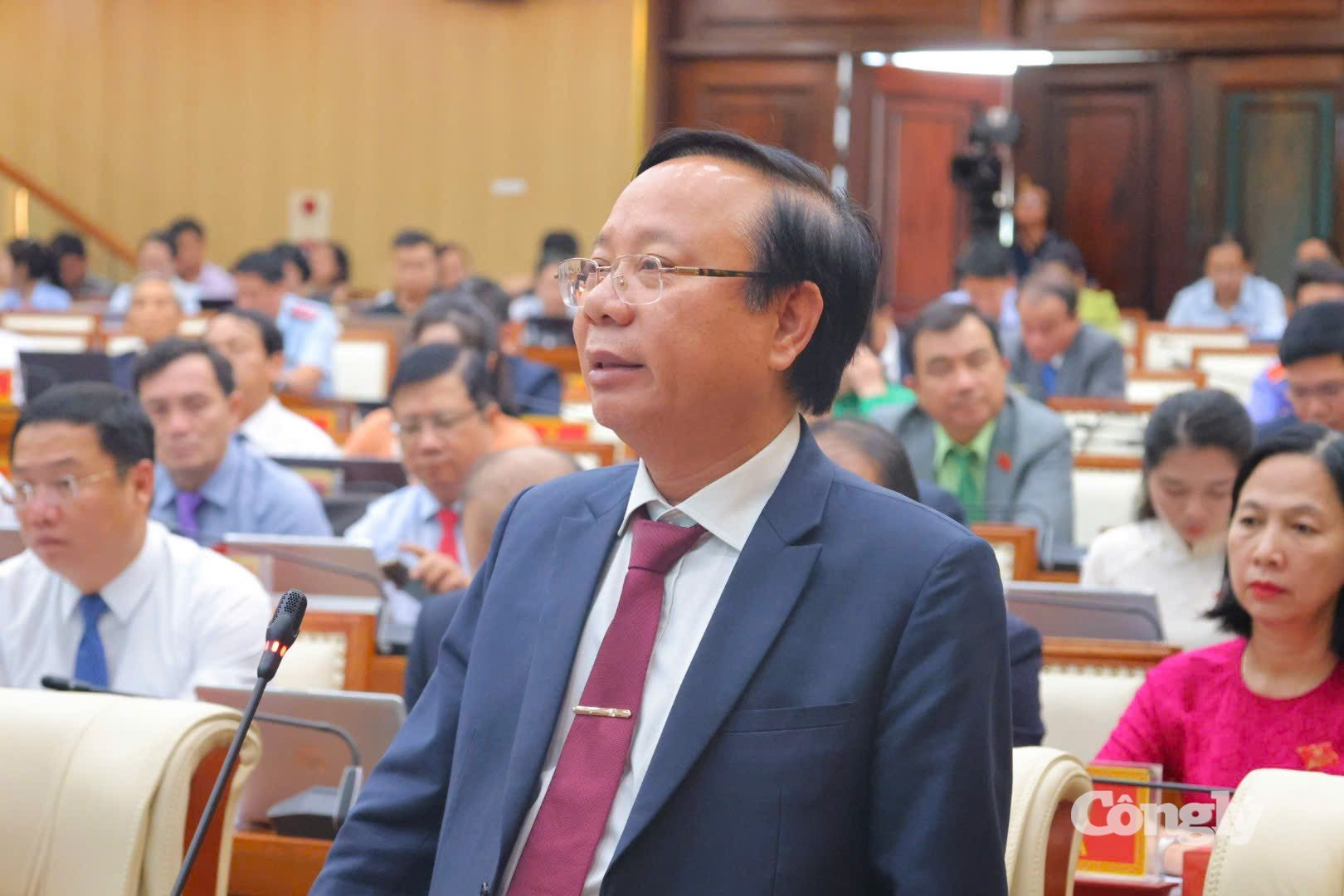 Ông Lương Kim Sơn, chủ Lãnh đạo ban