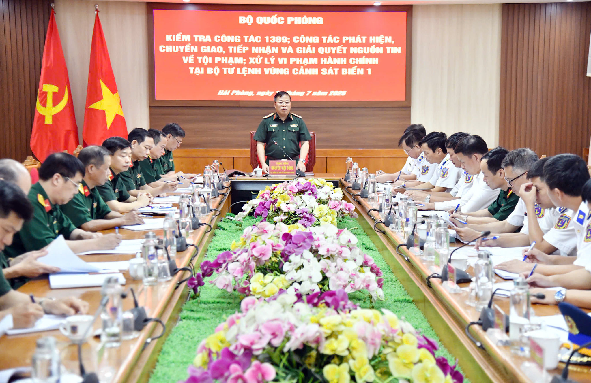 Thiếu tướng Bùi Việt Dũng kết luận kiểm tra