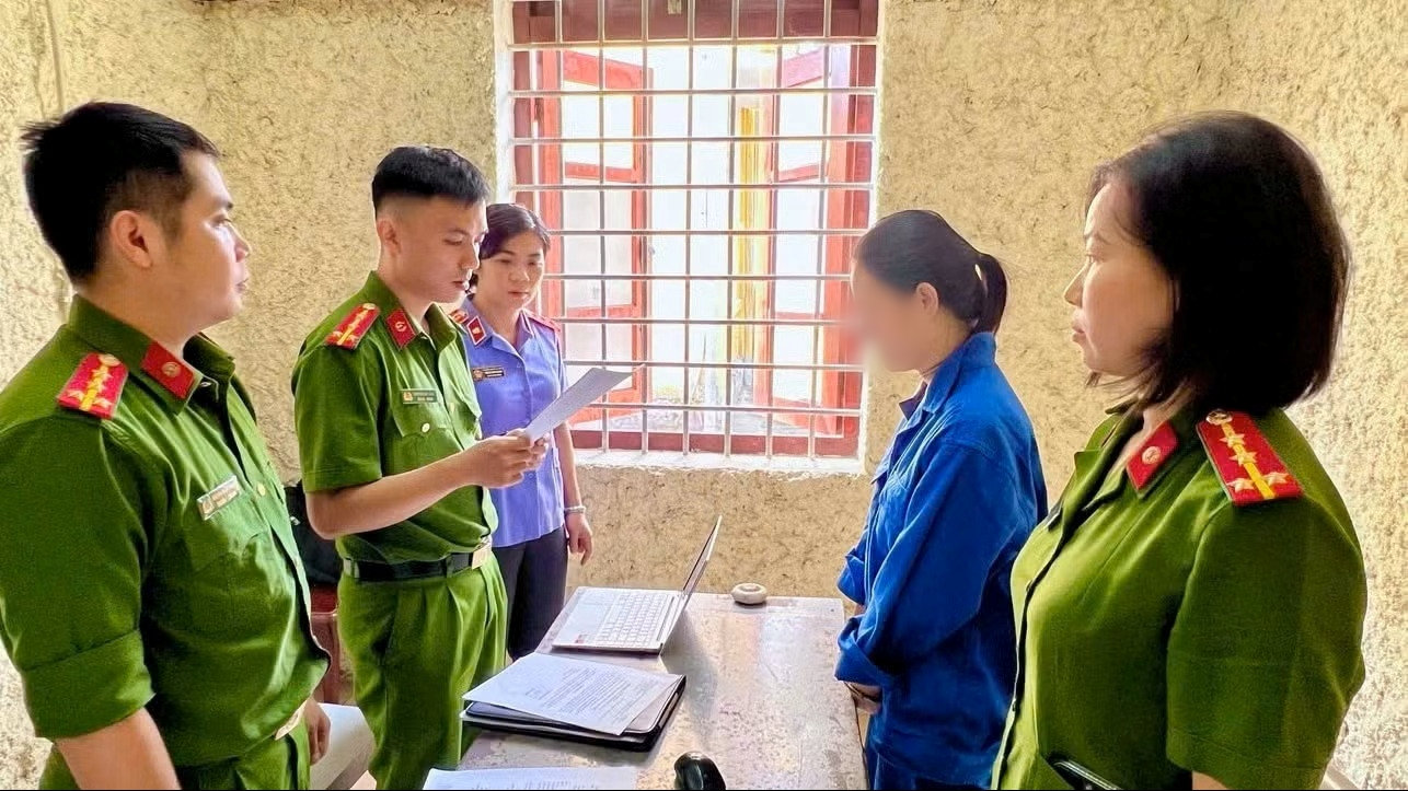 Đối tượng Nông Thị Thu Thủy thừa nhận hành vi chiếm đoạt tiền để sử dụng mục đích cá nhân.