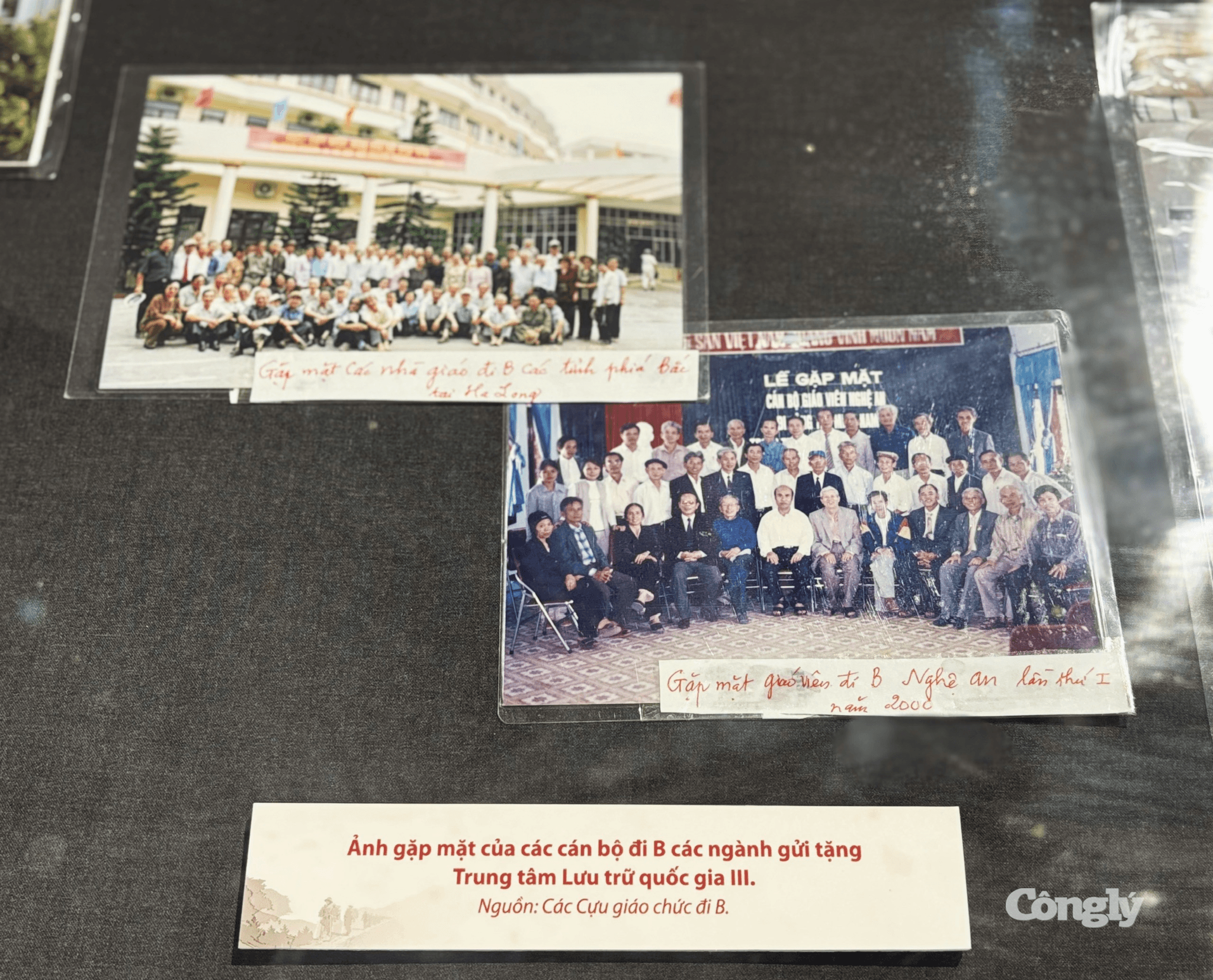Những hình ảnh kỷ niệm của những cán bộ đi B tụ họp khi đất nước không còn chiến tranh.