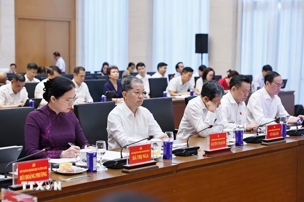 Đại biểu dự Hội nghị. (Ảnh: Doãn Tấn/TTXVN) ttxvn-2407-thu-tuong-ky-hop-quoc-hoi-khong-thuong-le-9.jpg