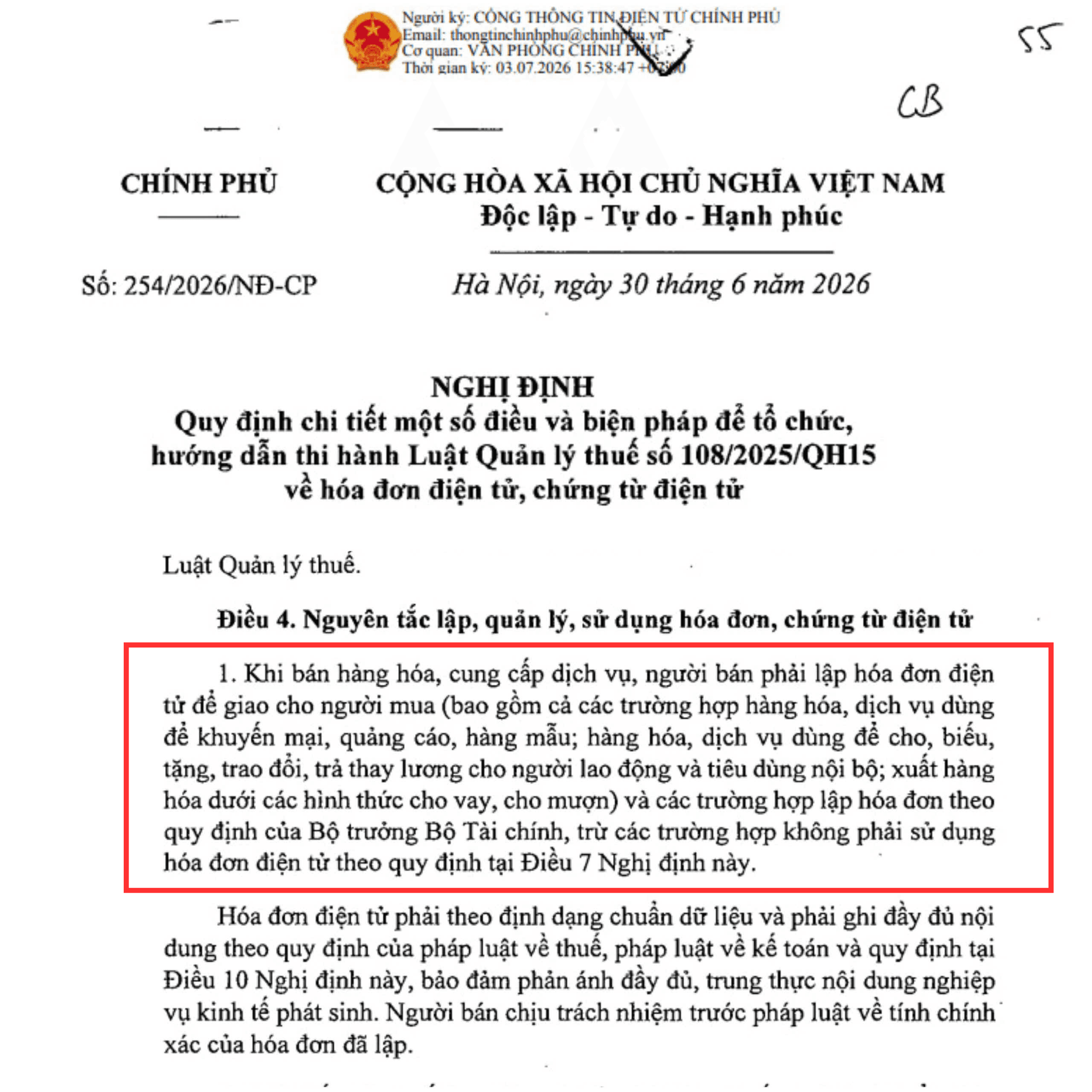 Nghị định 254