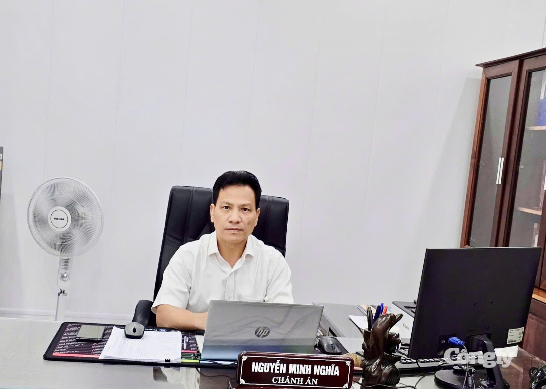Ông Nguyễn Minh Nghĩa, Chánh án TAND khu vực 12.