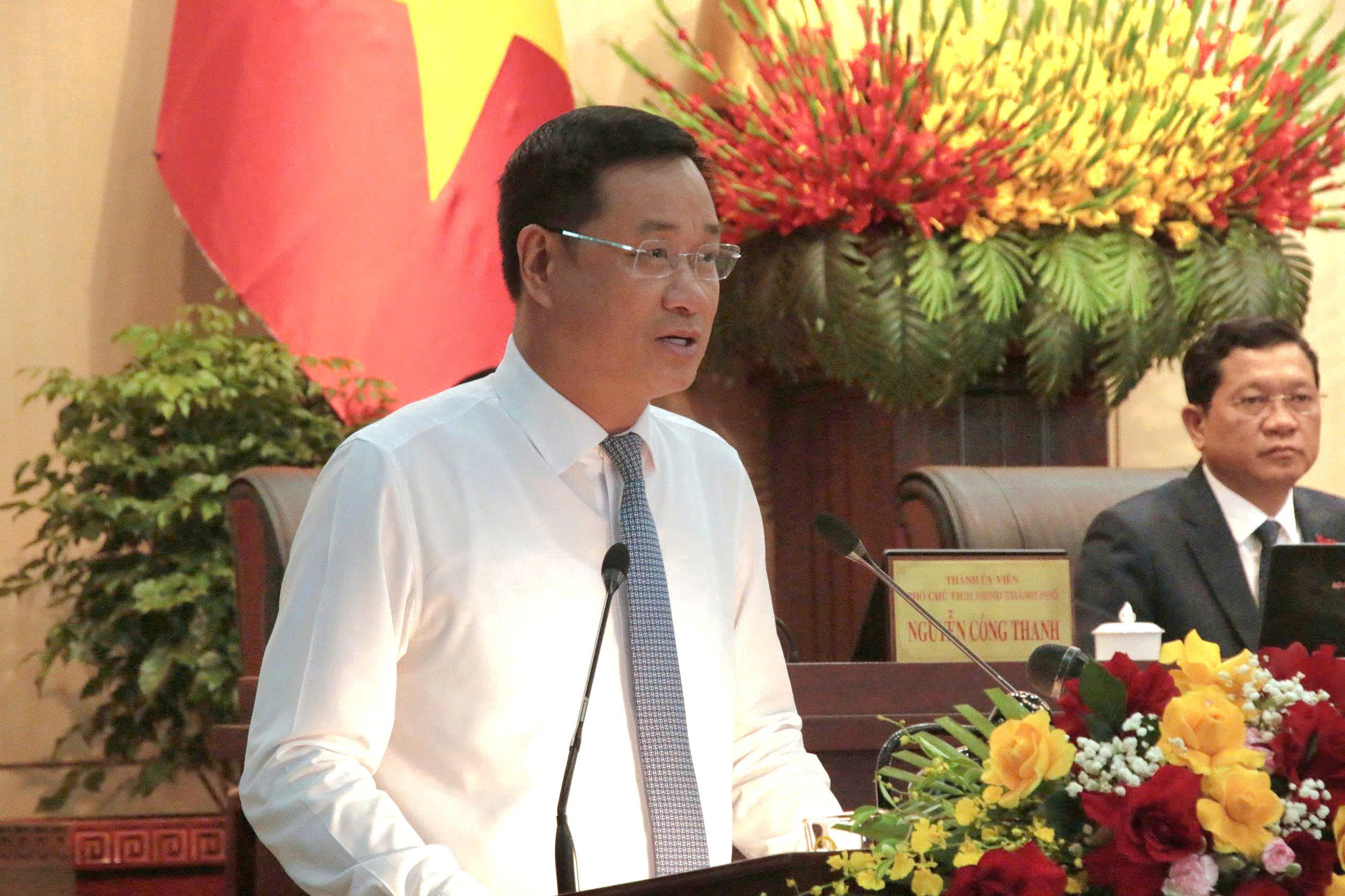 Bí thư Thành ủy Đà Nẵng Lê Ngọc Quang phát biểu chỉ đạo tại Kỳ họp thứ 4 HĐND TP Đà Nẵng khóa XI, nhiệm kỳ 2026-2031.