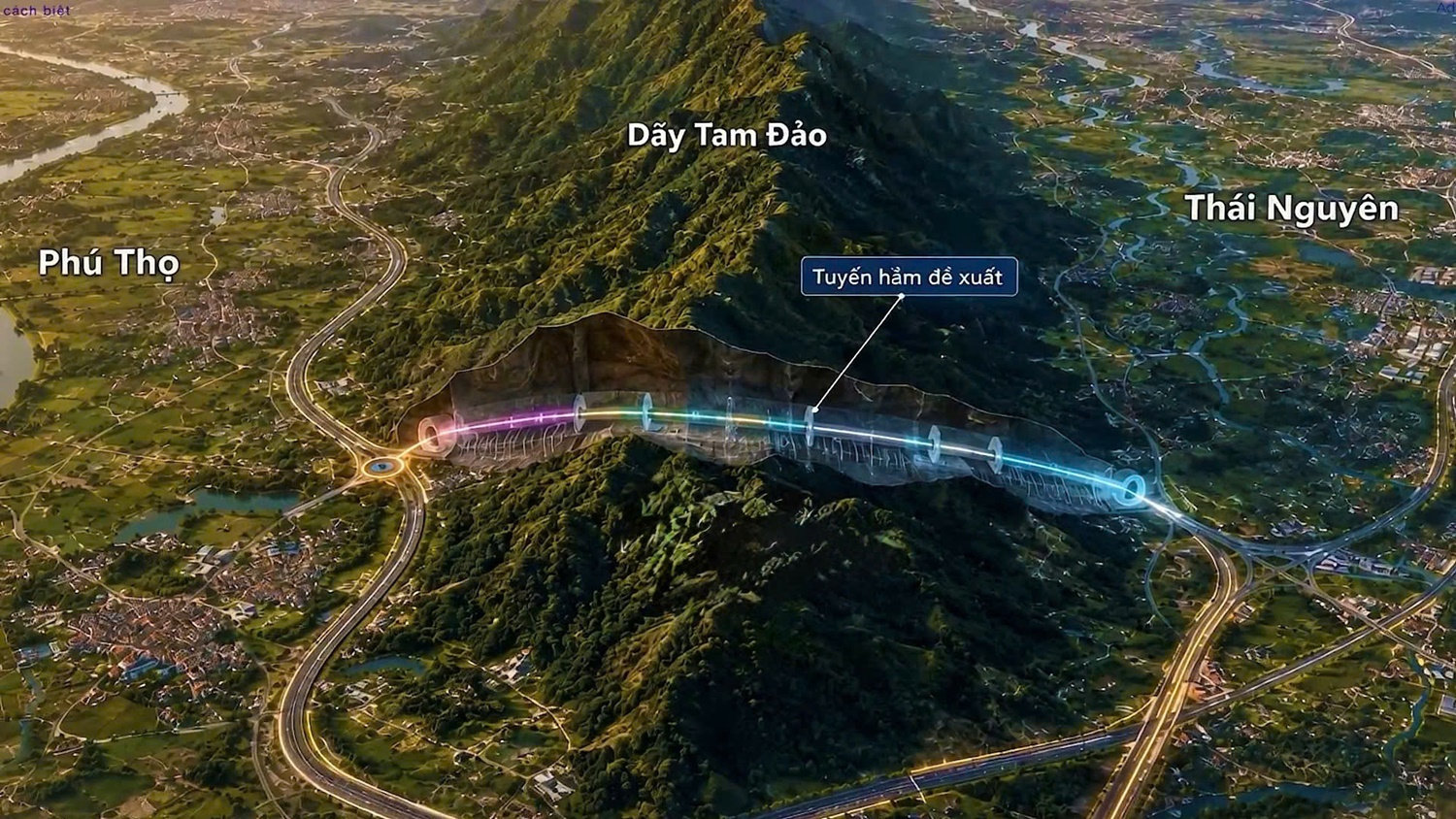 đường hầm xuyên Tam Đảo