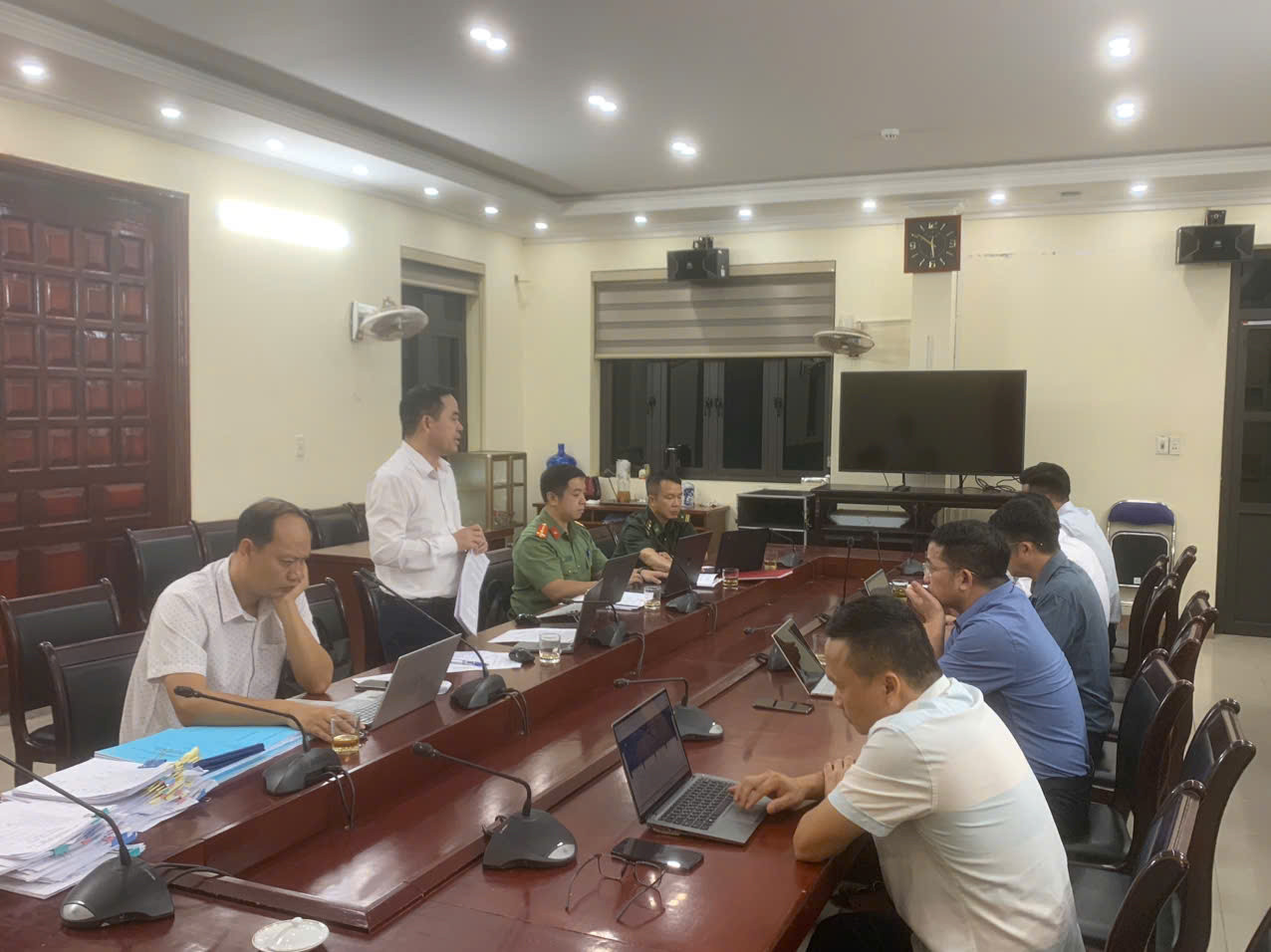 Đoàn công tác làm việc với UBND xã Tiên Yên và xã Đầm Hà.