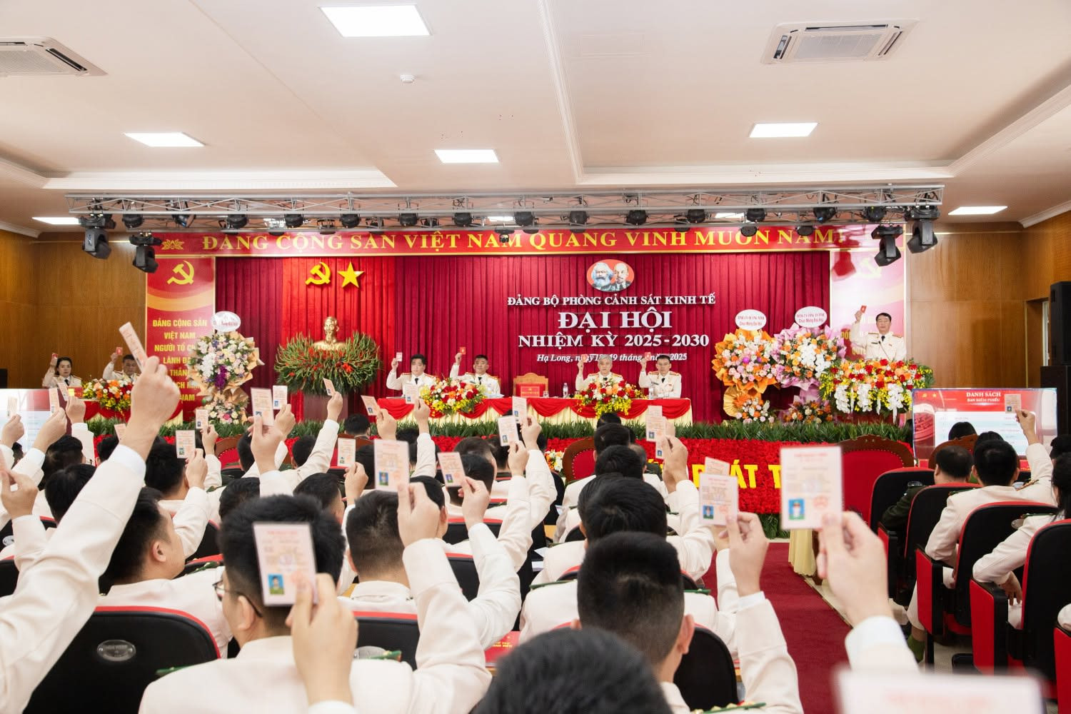 Đại hội Đảng bộ Phòng Cảnh sát kinh tế nhiệm kỳ 2025-2030 (tháng 3/2025).
