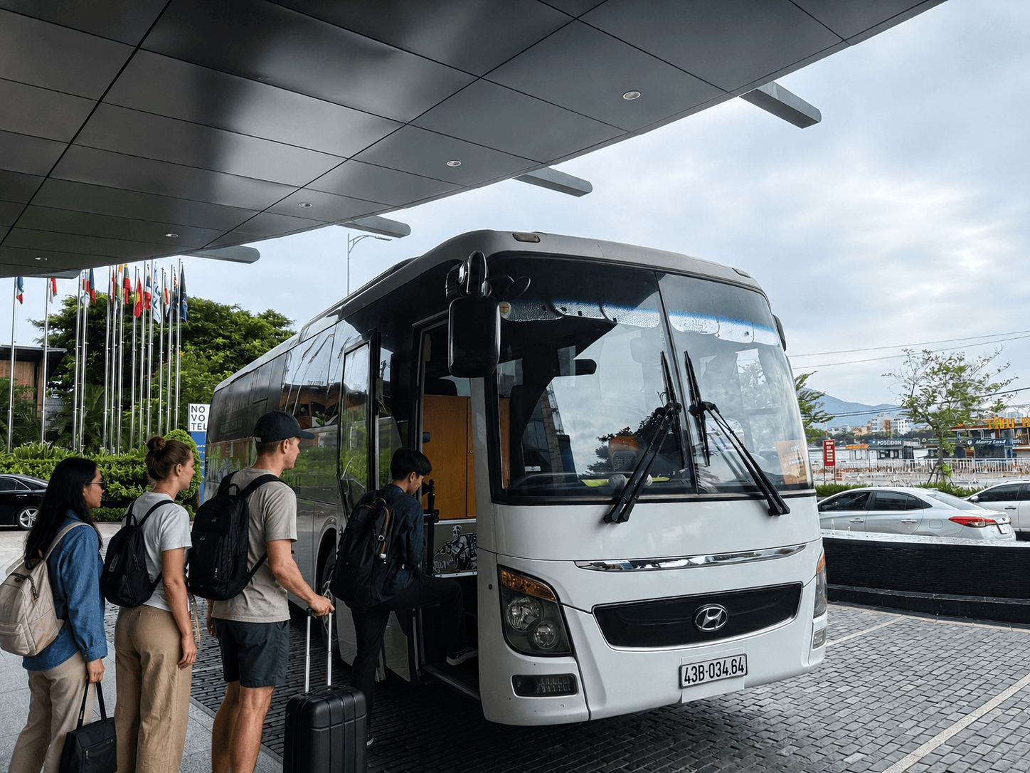 Ảnh bus Bà Nà