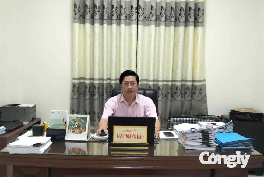 Ông Lâm Hoàng Đảo - Giám đốc Phòng giao dịch NHCSXH Hòa Bình
