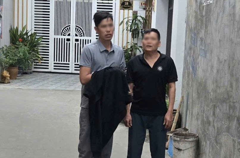 Đối tượng Mã Văn Tình (bên trái) và Bùi Văn Lượng (bên phải) trong vụ án