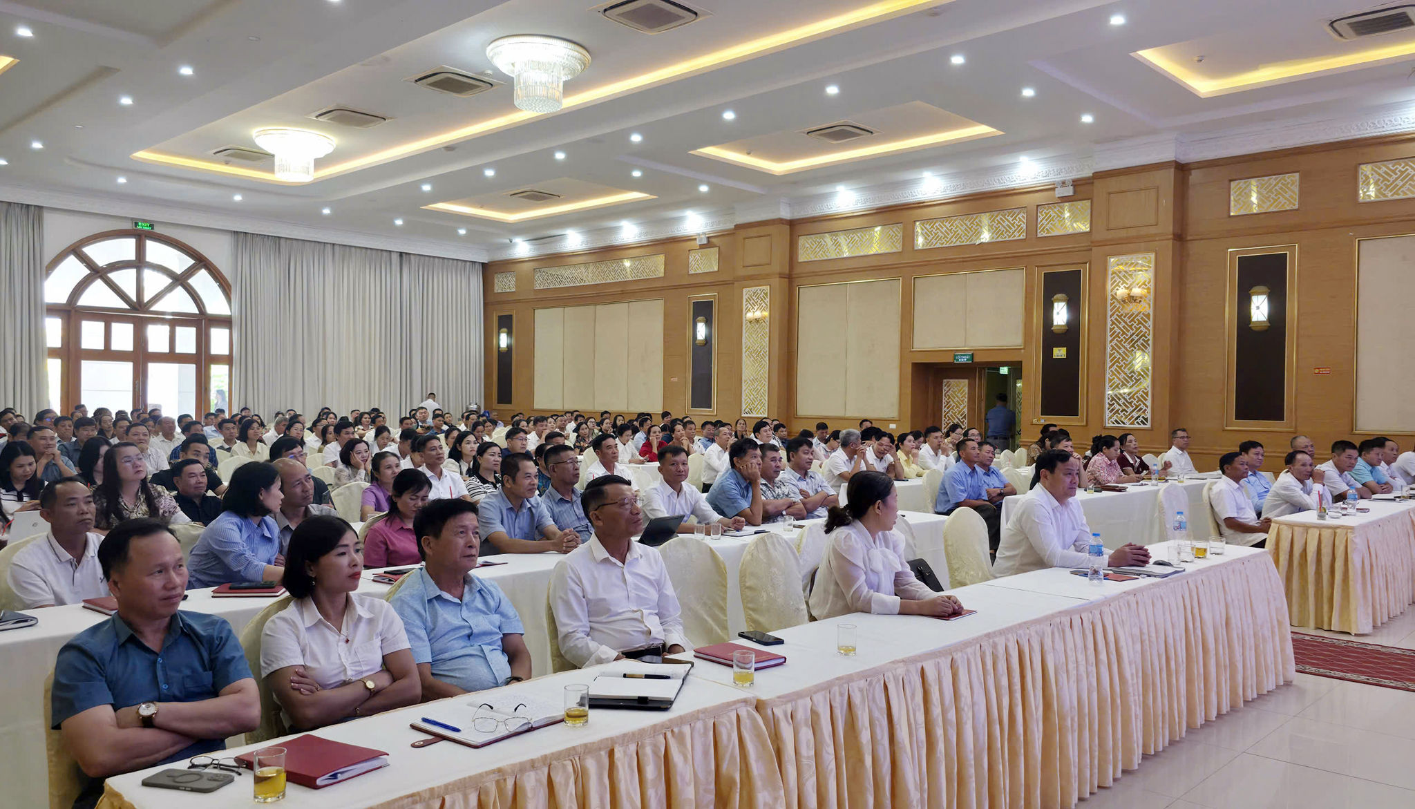 Các đại biểu tham dự hội nghị tuyên truyền