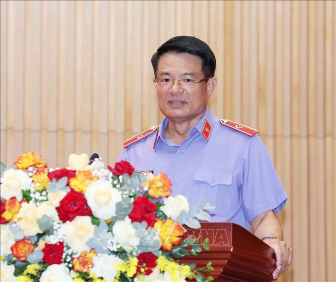 Viện trưởng VKSNDTC Nguyễn Huy Tiến đã ký Quyết định về việc ban hành Danh mục dữ liệu dùng chung