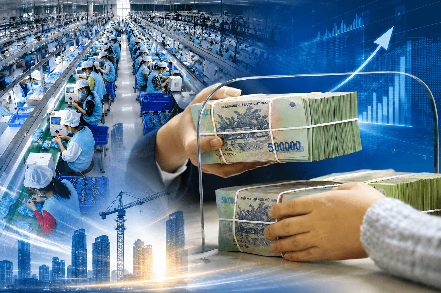ngân hàng hưởng lợi lớn từ xuất khẩu