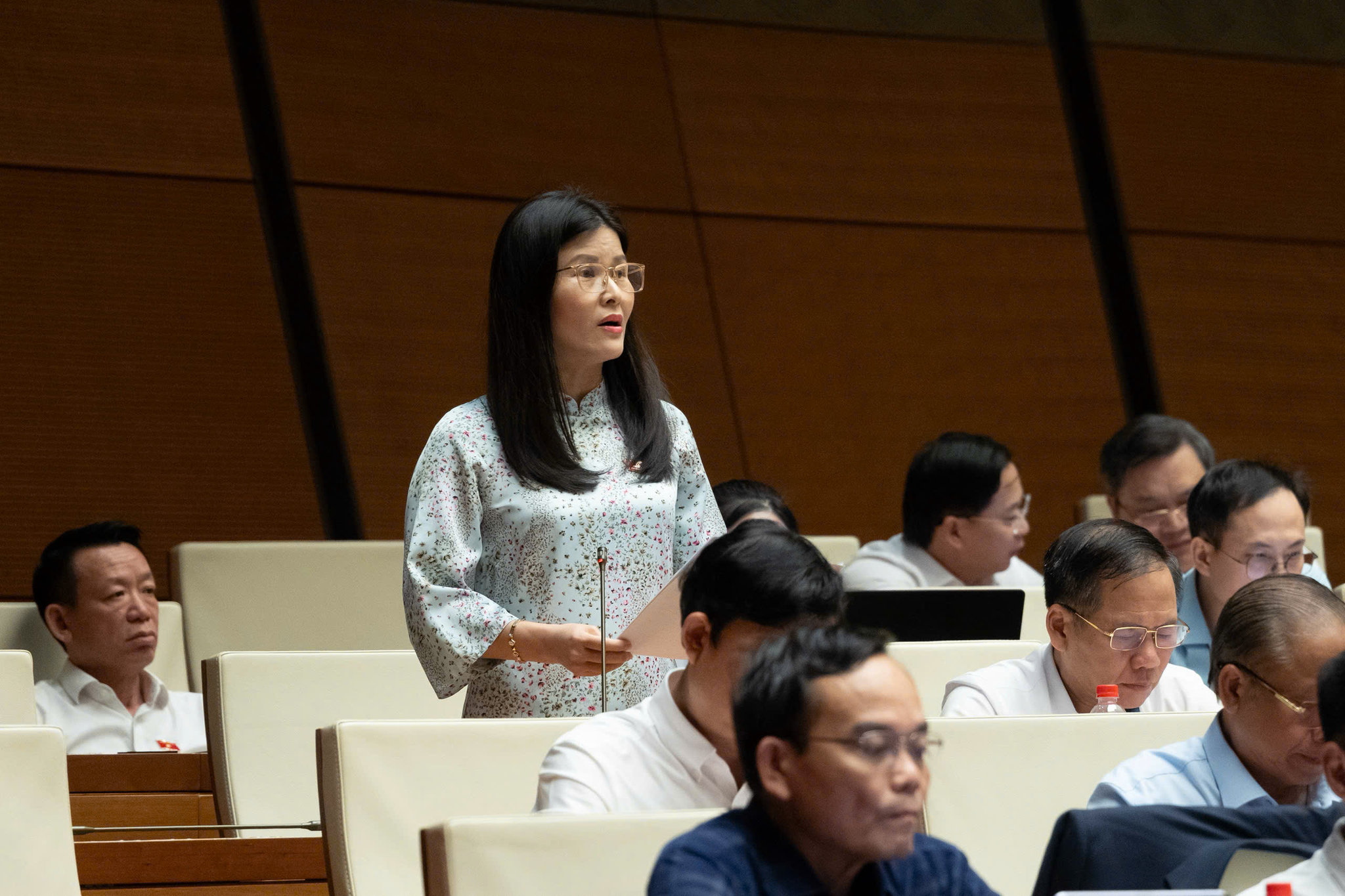 Quốc hội thảo luận tại hội trường về định hướng xây dựng dự án Luật Ngân sách nhà nước