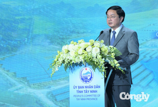 Bí thư Tỉnh ủy Tây Ninh Nguyễn Văn Quyết phát biểu.