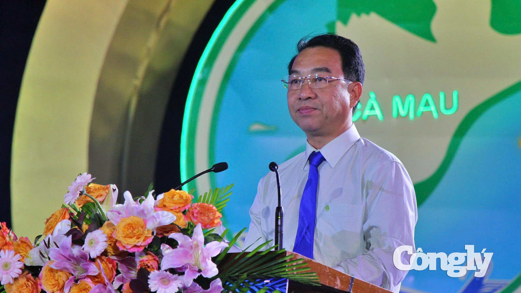 ông Lữ Quang Ngời, Chủ tịch UBND tỉnh Cà Mau phát biểu khai mạc Ngày hội