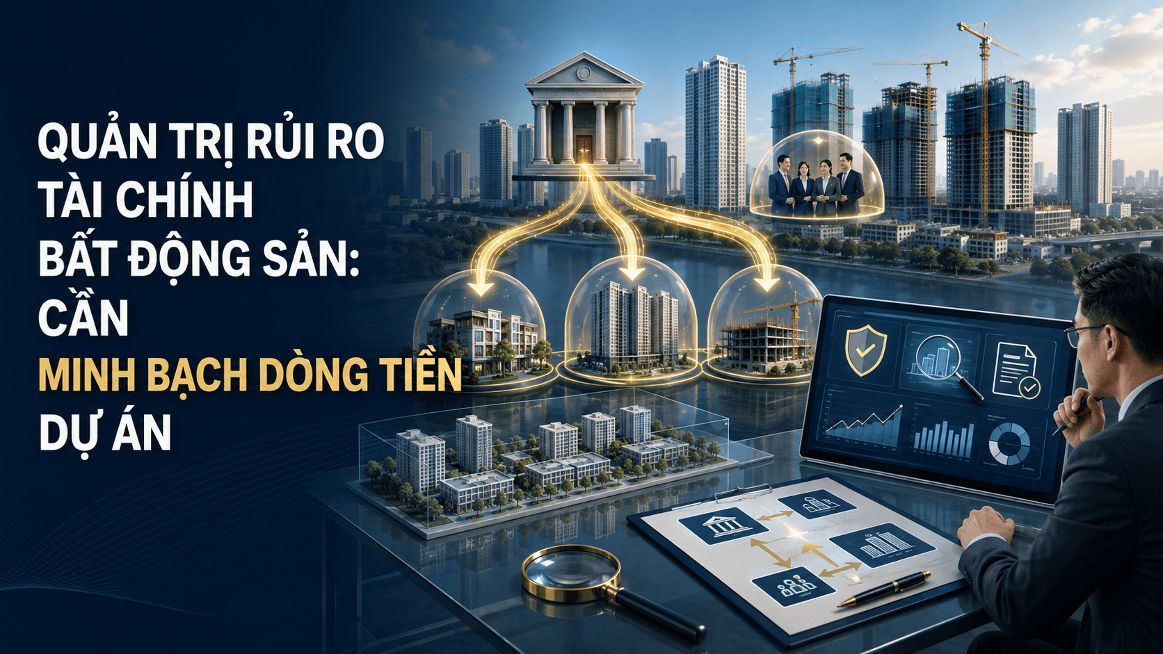 Quản trị rủi ro tài chính bất động sản Cần minh bạch dòng tiền dự án