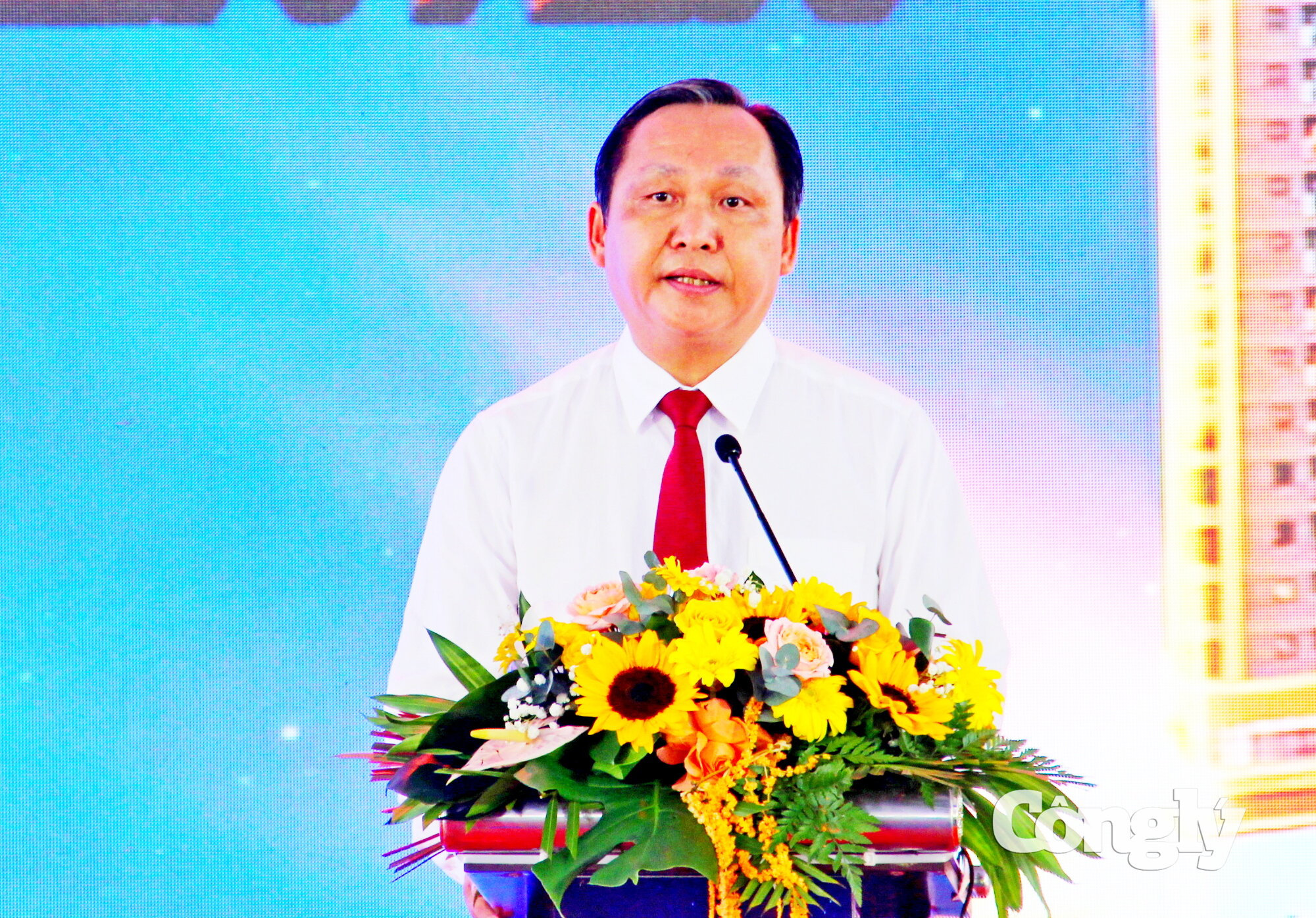 Ông Lê Công Lý, Ủy viên Ban Thường vụ Thành ủy, Phó Chủ tịch Thường trực UBND TP. Cần Thơ phát biểu