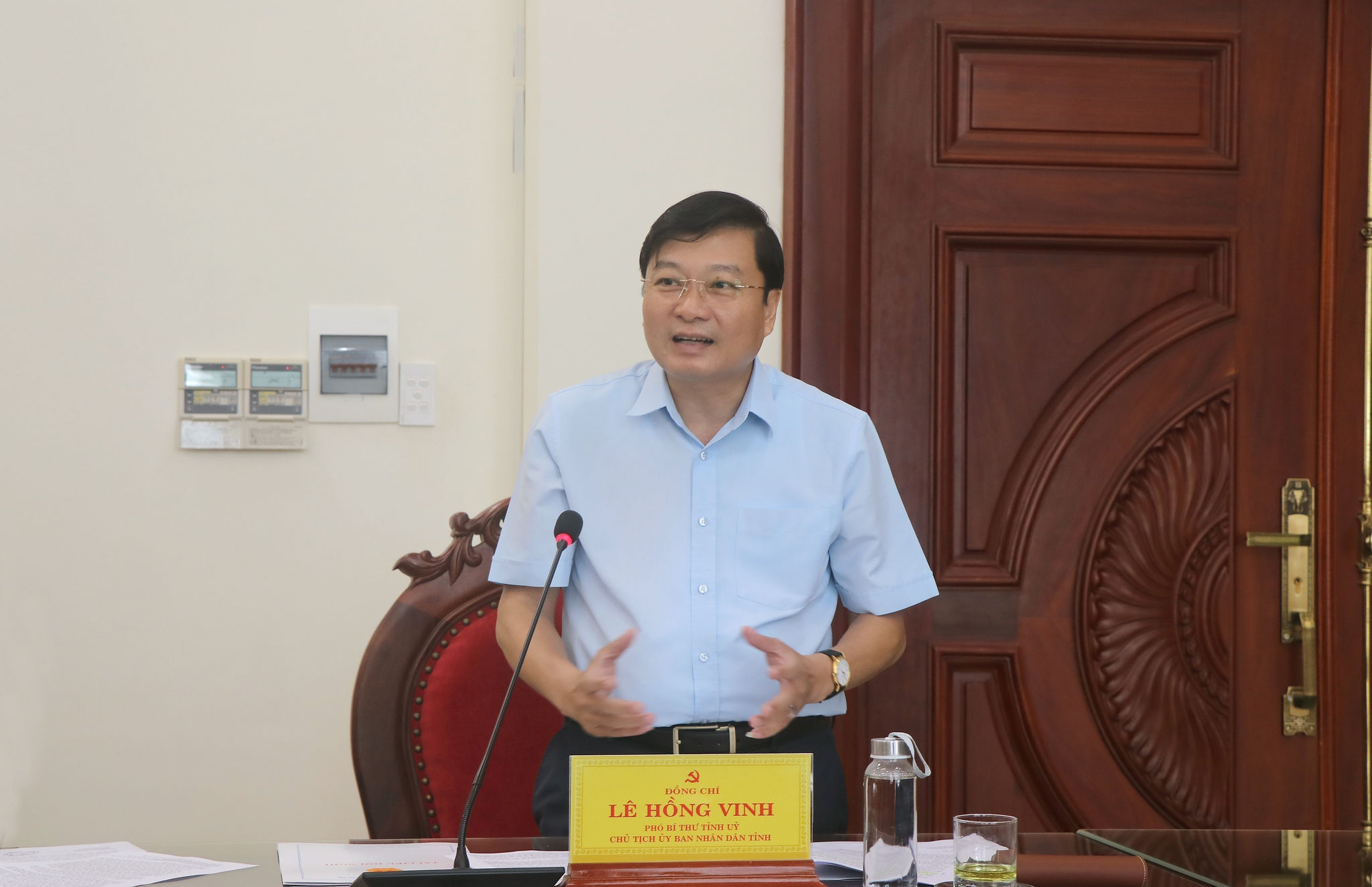 Chủ tịch UBND tỉnh Quảng Trị Lê Hồng Vinh