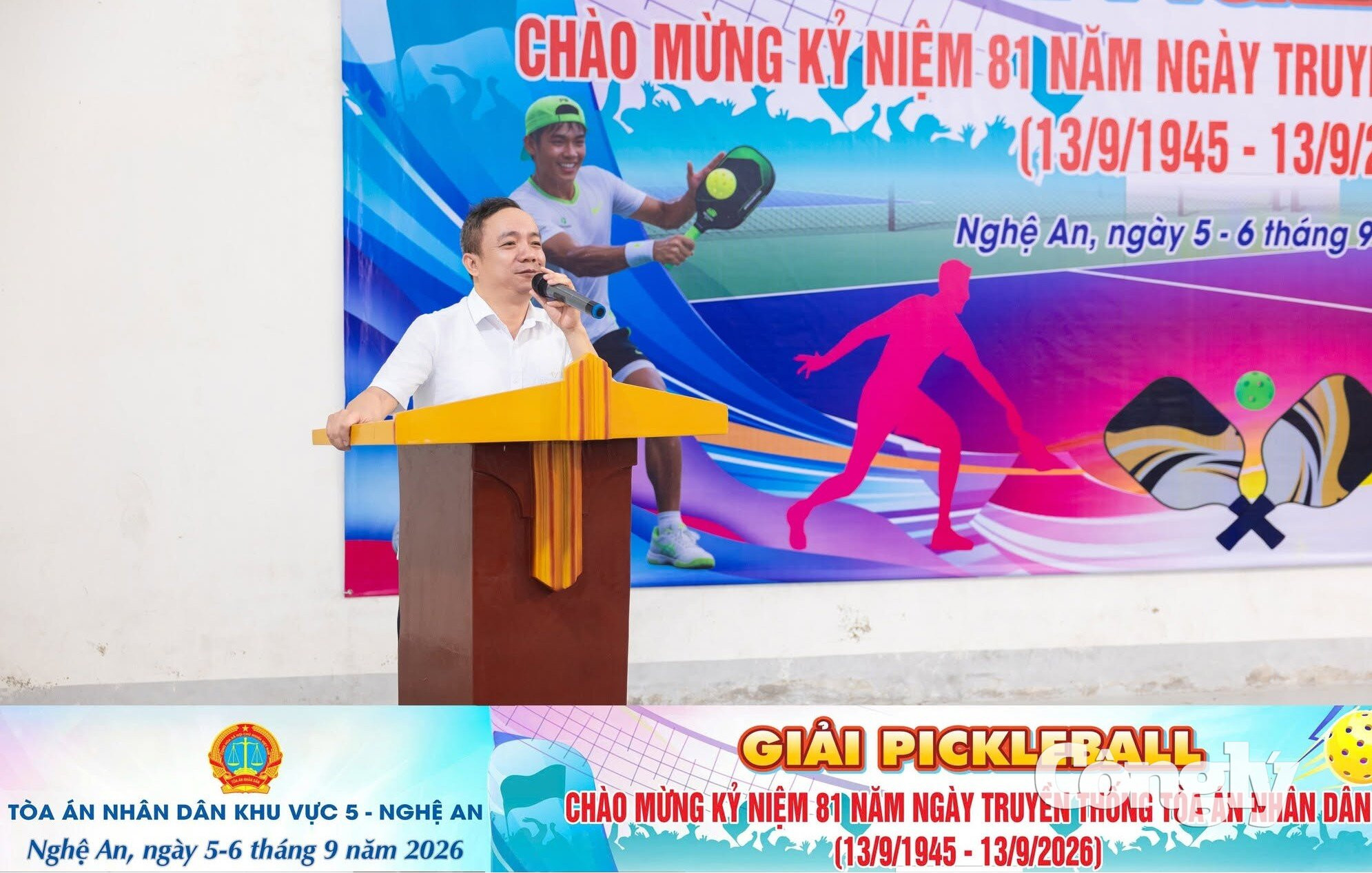Giải Pickleball chào mừng Ngày truyền thống TAND