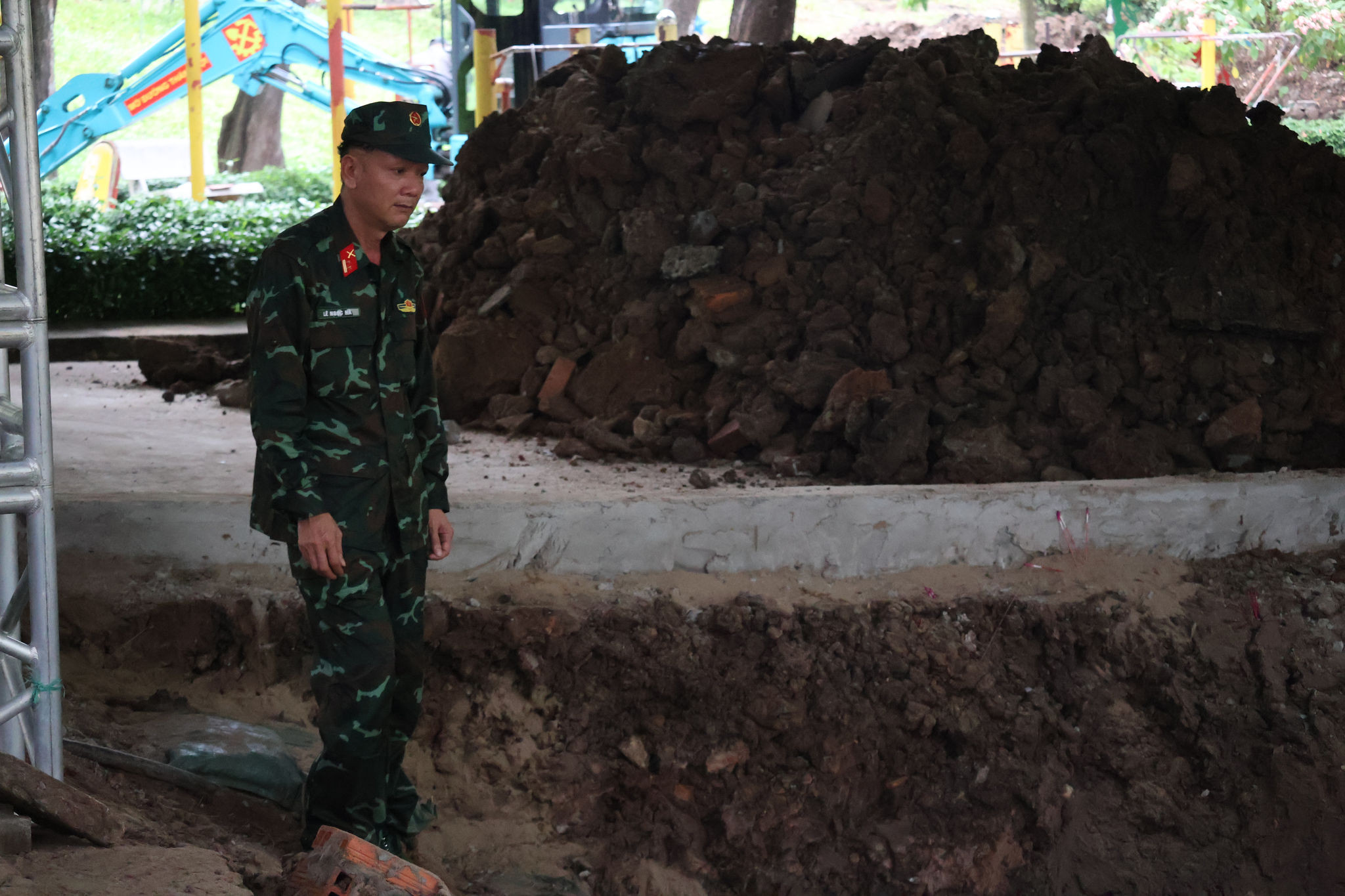 Trung tá Lê Ngọc Hà, Đội trưởng đội tìm kiếm quy tập hài cốt liệt sĩ thuộc Bộ Tư lệnh TP.HCM
