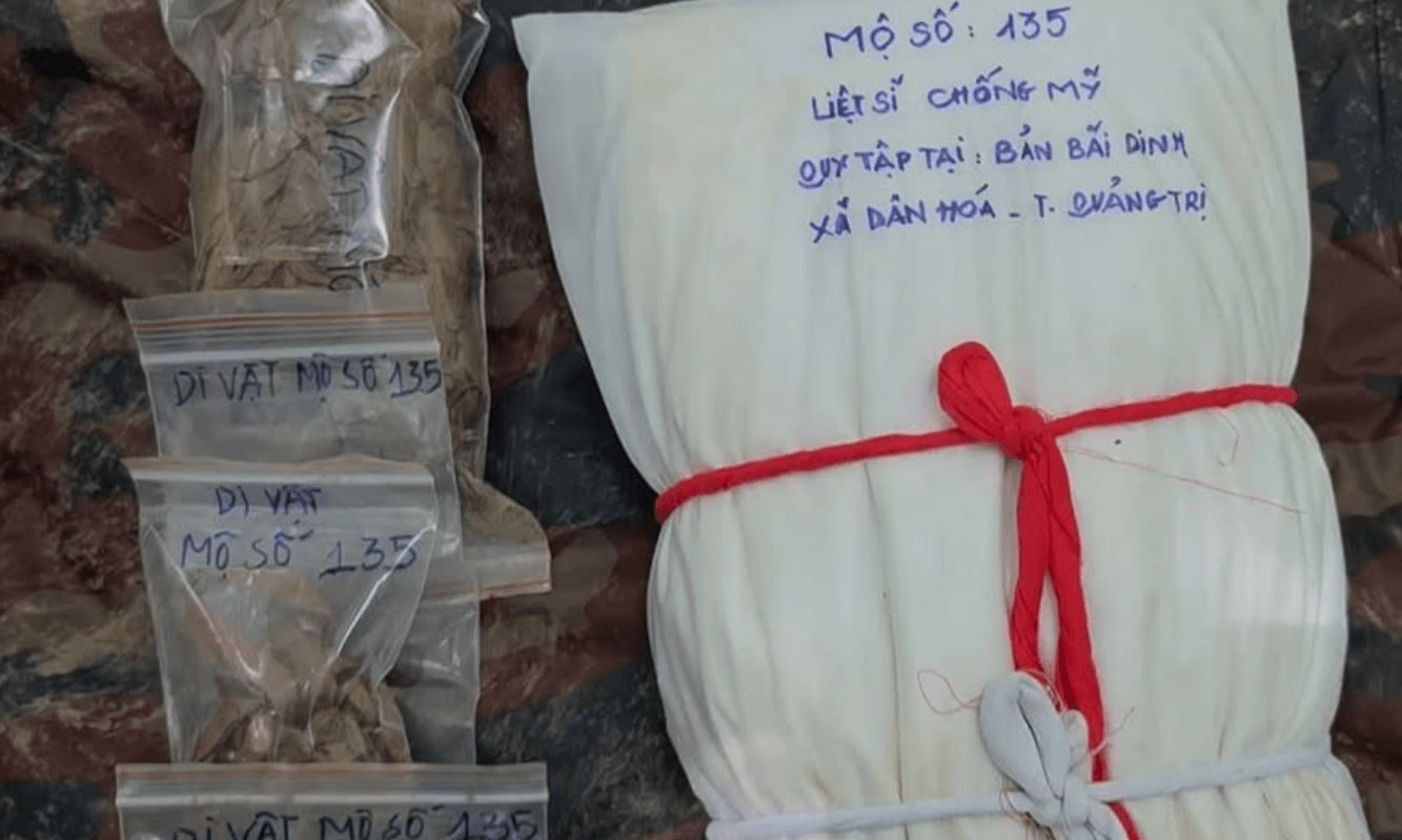 hài cốt liệt sĩ