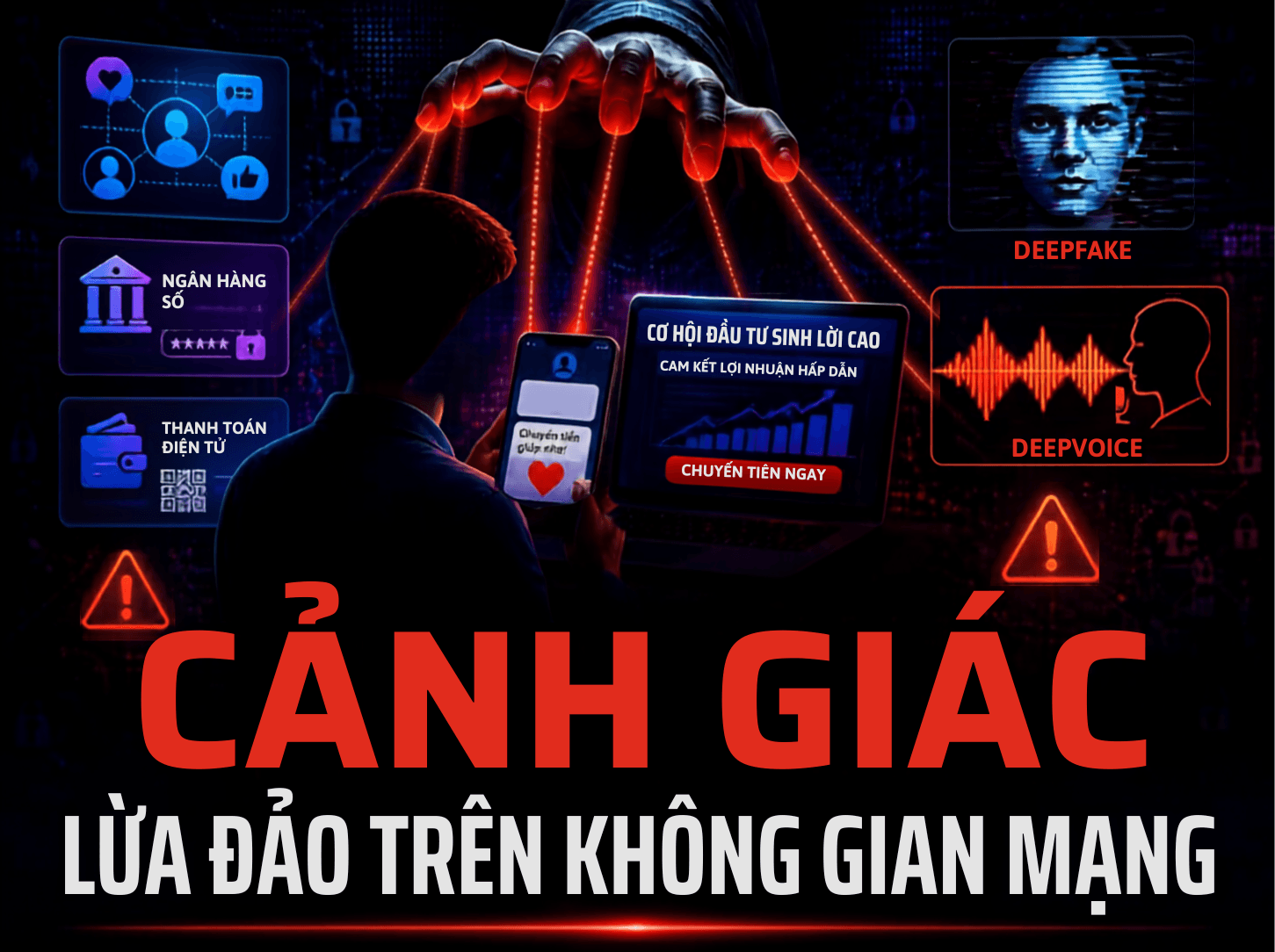 Công an cảnh báo 25 kịch bản lừa đảo phổ biến hiện nay, tập trung vào 5 nhóm thủ đoạn chính mà người dân cần đặc biệt lưu ý.3