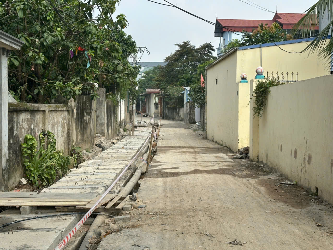 đường giao thông thôn Vân Đồng