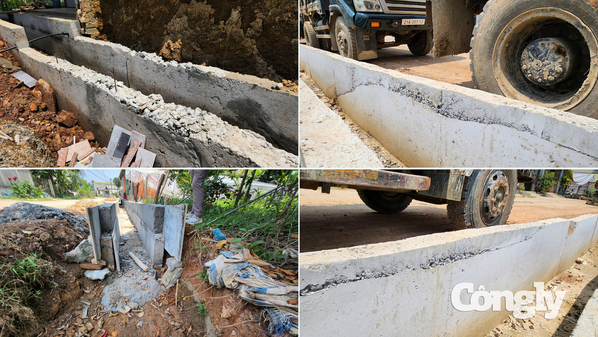 Hạng mục bê tông của rãnh xây được nhà thầu thi công thành 2 đợt liệu có đúng với biện pháp thi công và có đảm bảo dính kết mang lại chất lượng tốt cho công trình sau này