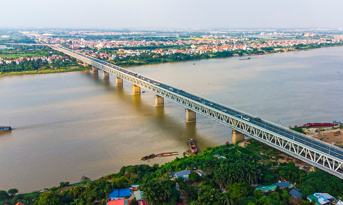 Cầu Thăng Long hạn chế xe tải, xe khách từ ngày 15 tháng 9