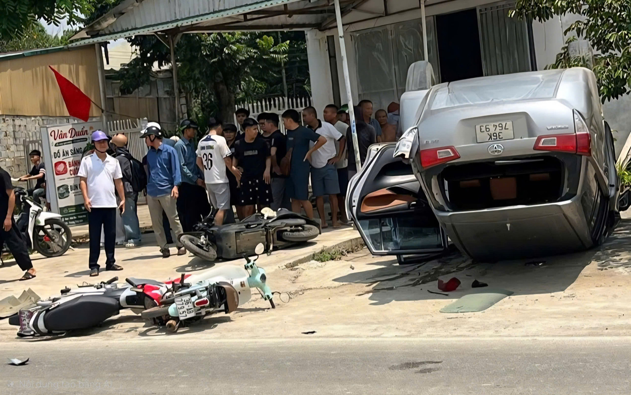 Vụ tai nạn giao thông khiến nhiều học sinh bị thương
