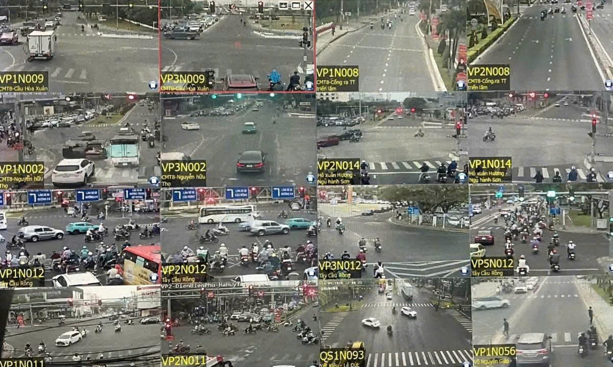 Camera giao thông hỗ trợ giám sát, ghi nhận hành vi vi phạm. (Ảnh: CA)