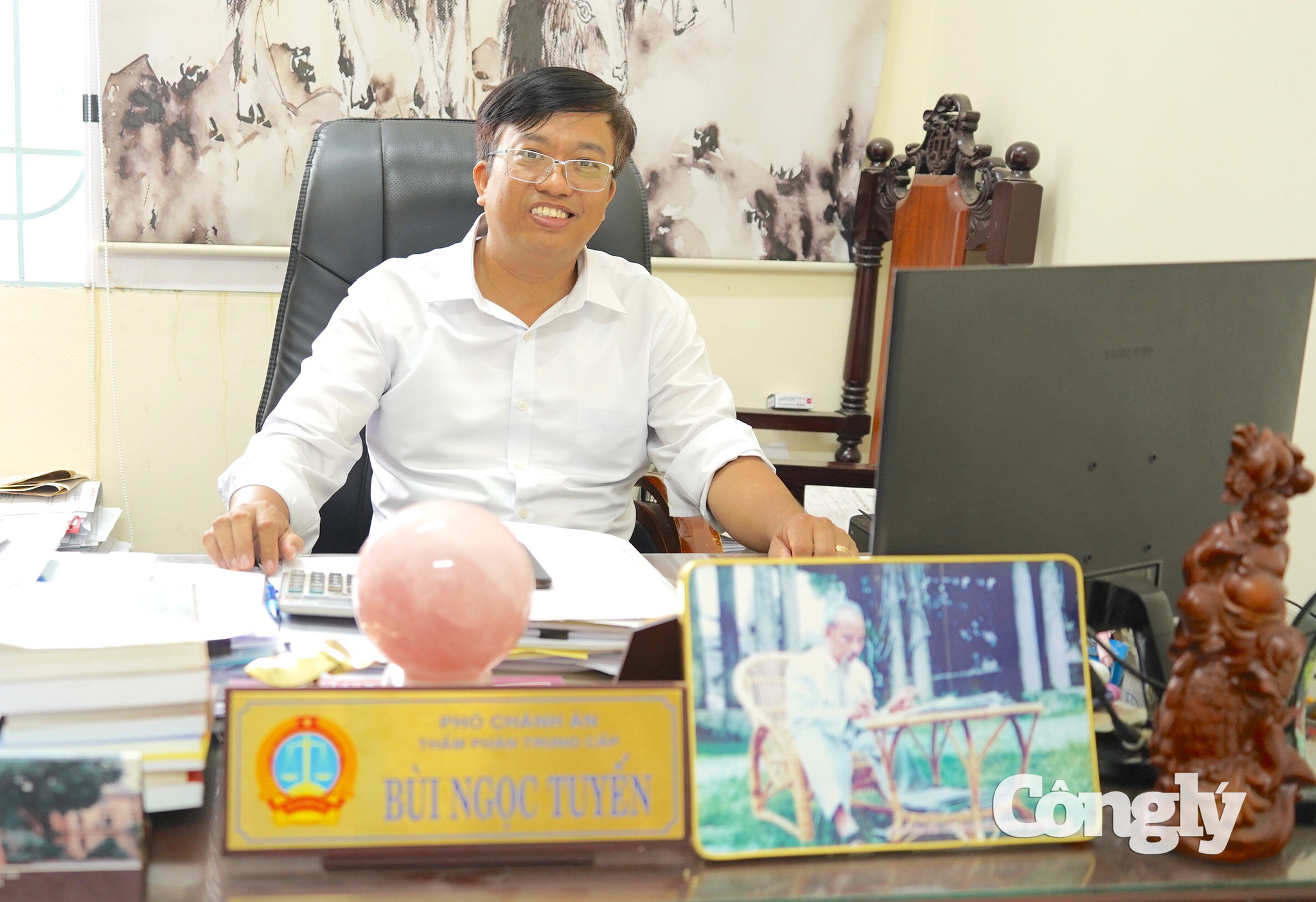 Ông Bùi Ngọc Tuyến - Phó Chánh án, Thẩm phán TAND khu vực 1 - Tây Ninh.