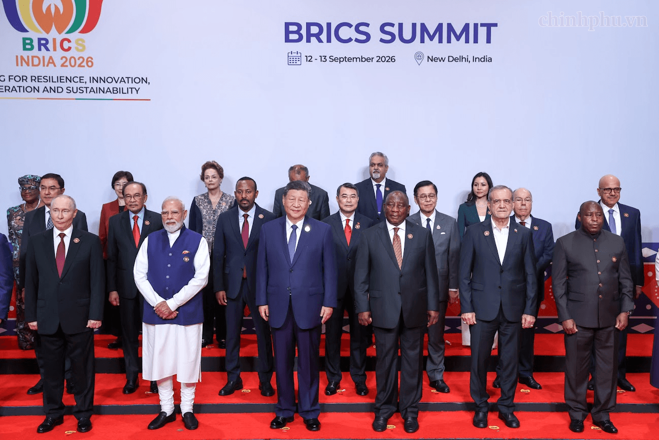 Thủ tướng Lê Minh Hưng dự Phiên thảo luận Hội nghị thượng đỉnh BRICS lần thứ 18- Ảnh 2.