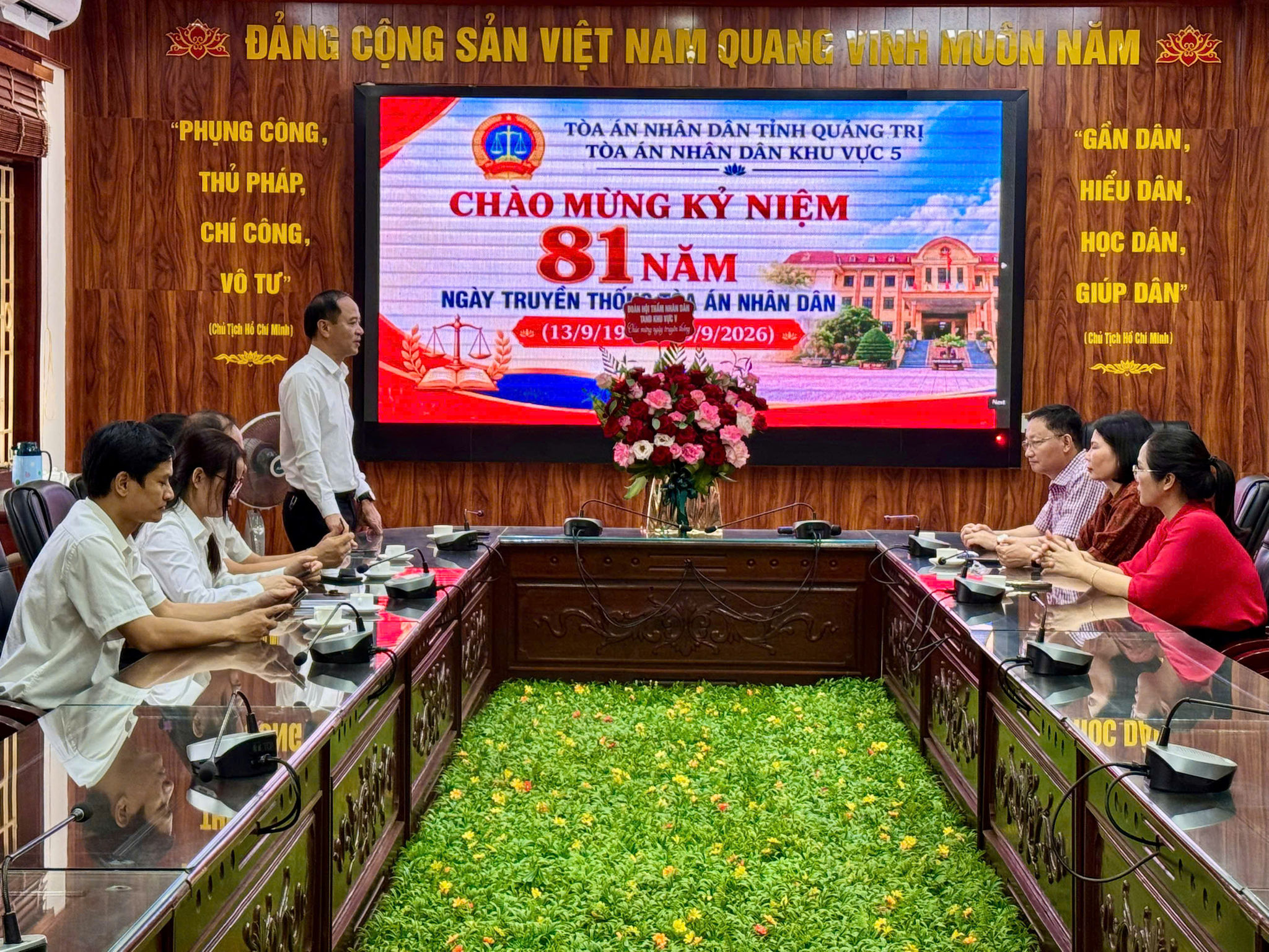 TAND Khu vực 5 - Quảng Trị tổ chức gặp mặt 