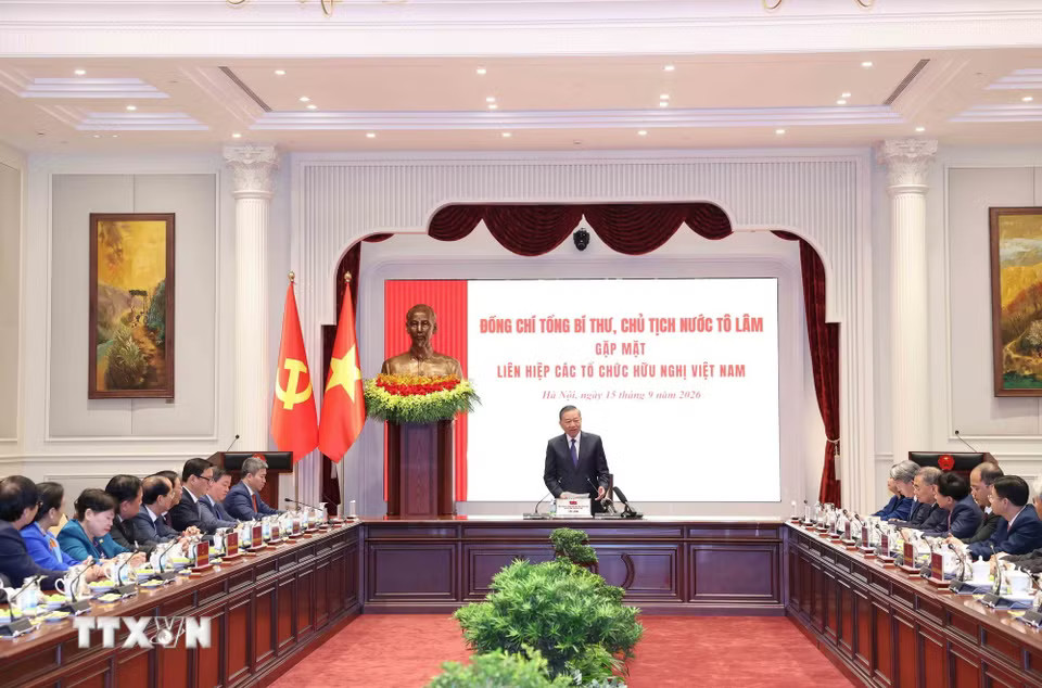 Tổng Bí thư, Chủ tịch nước Tô Lâm phát biểu. (Ảnh: Thống Nhất/TTXVN)
