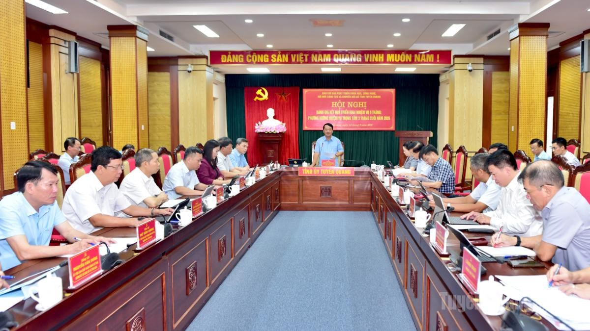 Toàn cảnh Hội nghị tại Tuyên Quang