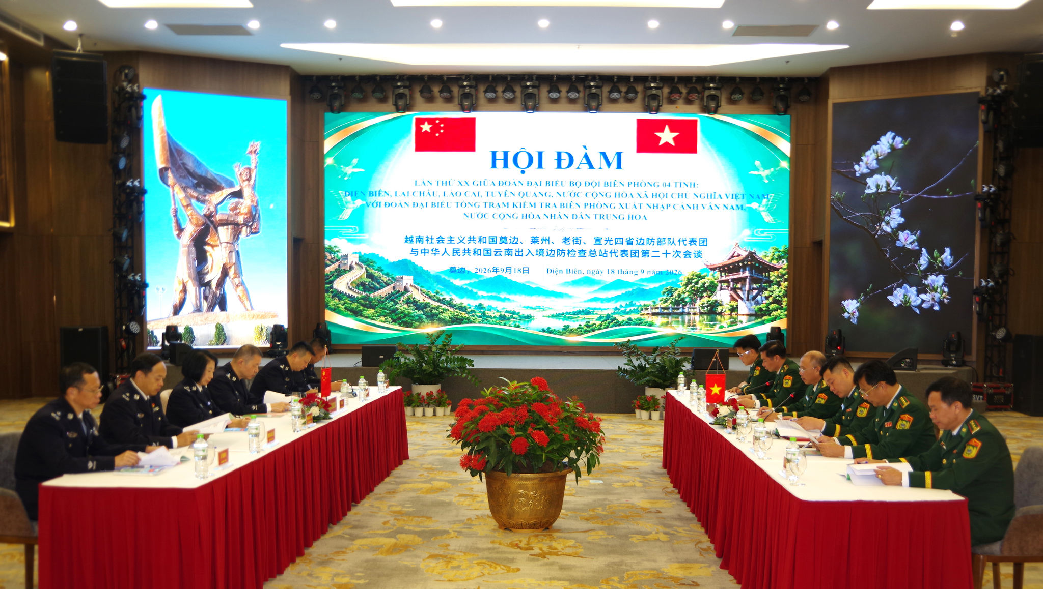 Quang cảnh hội đàm Việt Nam - Trung Quốc